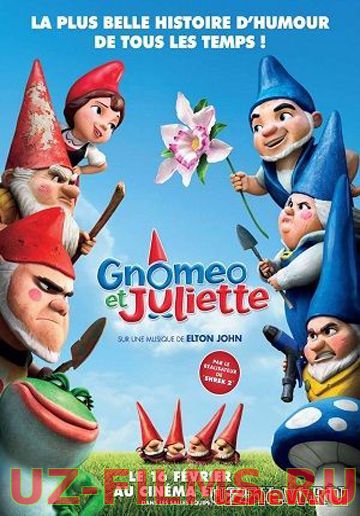 Gnomeo va Juletta o'zbek tilida